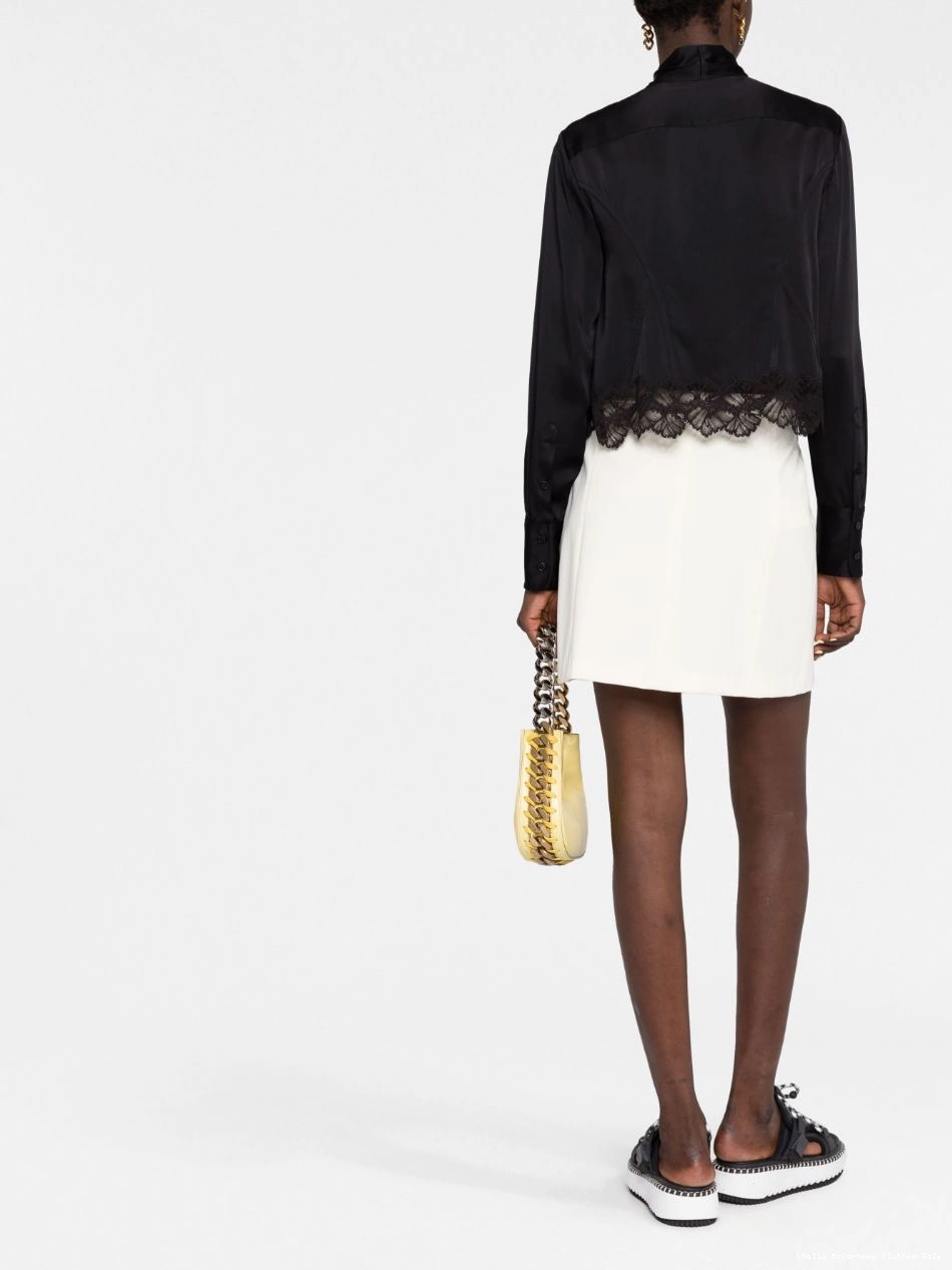 Affordable Stella long-sleeve blouse McCartney Women pussy-bow 0812